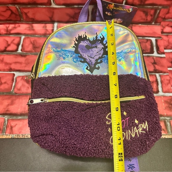 Disney Descendants Holographic Backpack with Purple Accents